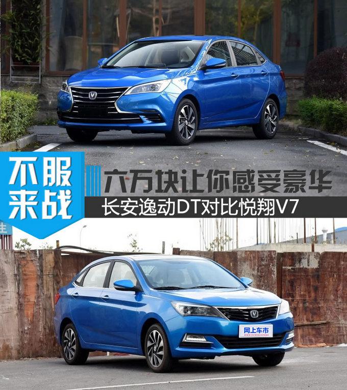 六萬的塊讓你感受豪華 長安逸動DT對比悅翔V7!