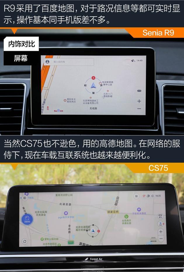 奔騰Senia R9對比長安CS75 做好細節才能脫穎而出