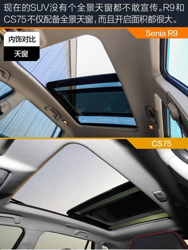 奔騰Senia R9對比長安CS75 做好細節才能脫穎而出